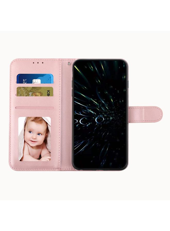 اس-توب جراب لهاتف OPPO Reno8 5G/Reno8 5G جراب هاتف من الجلد بخياطة عالمية ومشبك من جلد العجل - Image 4