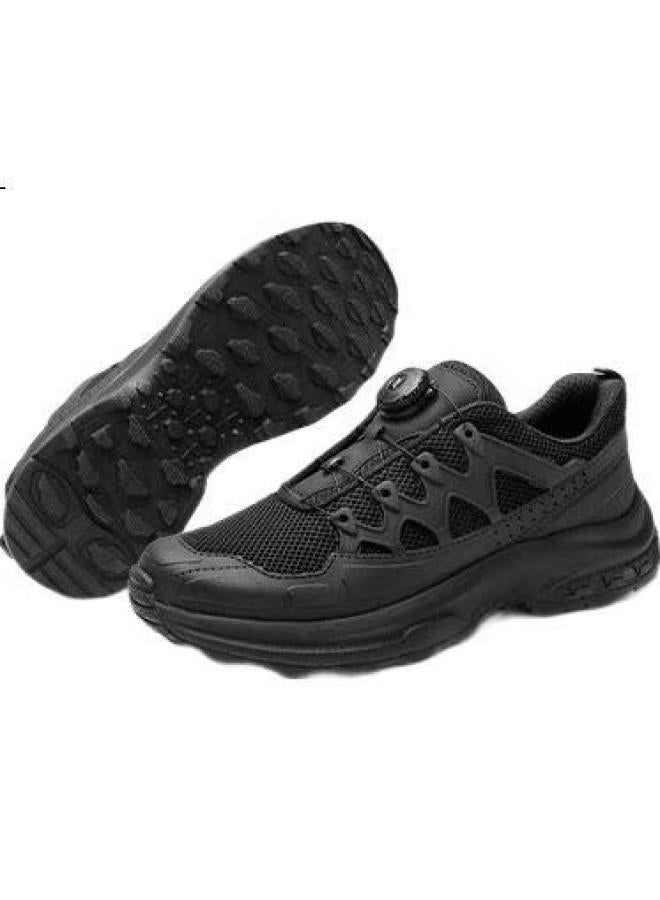 Strongman أحذية رياضية خارجية للرجال من كيانغرين، أحذية تدريب 3515، أحذية تنزه وتسلق غير مزودة بأربطة، Jdh309Zl، سوداء، مقاس 44 - Image 3