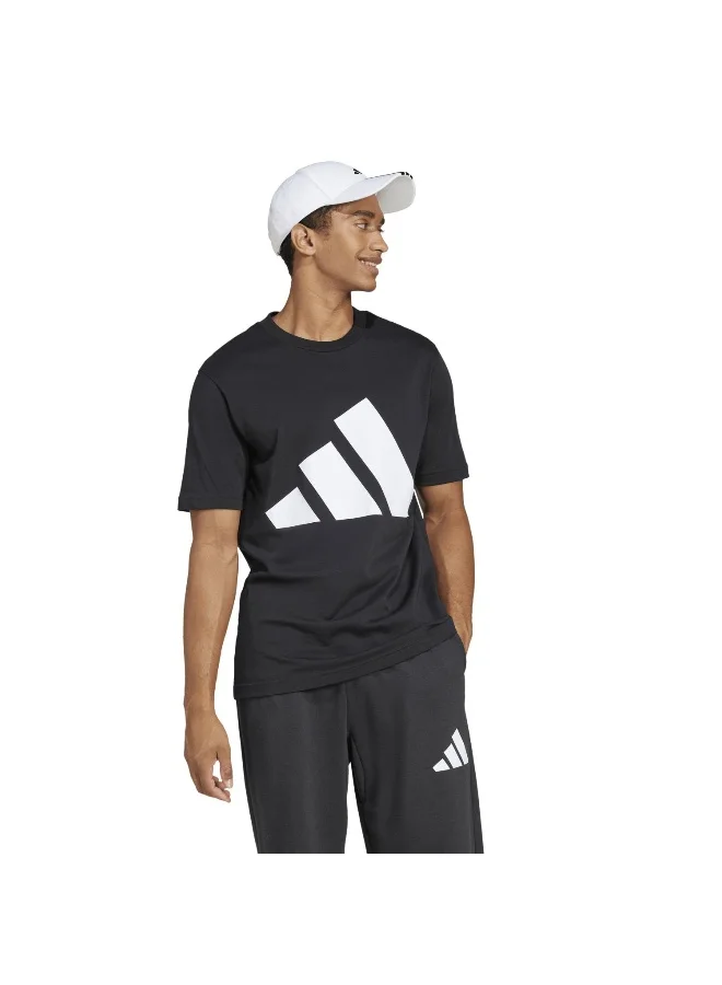 Adidas Adidas M Bl Sj T Black Graphic Tee (Short Sleeve) T-Shirts For Men