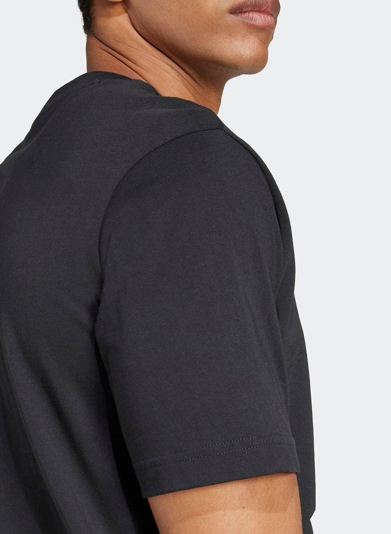 Adidas Essentials Big Logo Single Jersey Tee - Image 4