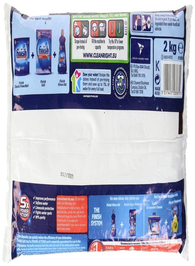 Finish Bosch Finish SGZ9091UC Dishwasher Salt - 2Kg (Package may vary) - Image 2