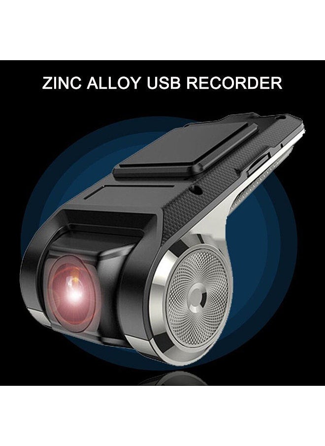 Generic - USB Dash Camera Car DVR HD720P, 90° Rotating Lens 170° Wide Angle Road Video Recorder Automatic Cyclic Coverage Recording G-Sensor - Image 1
