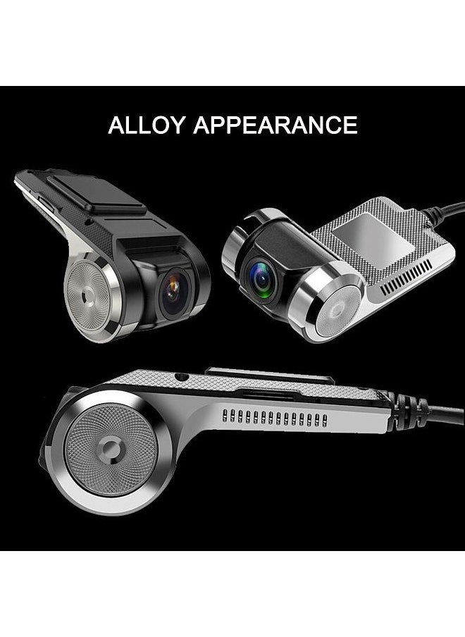 Generic - USB Dash Camera Car DVR HD720P, 90° Rotating Lens 170° Wide Angle Road Video Recorder Automatic Cyclic Coverage Recording G-Sensor - Image 1