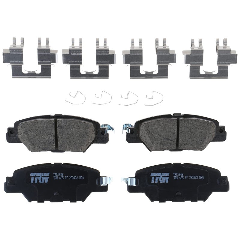 مجموعة وسادات فرامل قرص TRW Pro TRC1846 لسيارة مازدا CX5 2016-2020 الخلفية