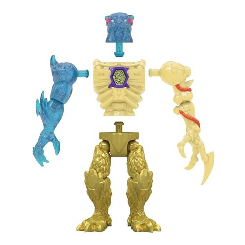 MRBEAST LAB Hybrids Multi Pack, Reveal Different Hybrid Parts to Create 2 Mix & Match Action Figures, Plus Parts of The Golden Panther Dragon, Fuse Beast Combinations, Lab-Bot vs GID Skeleton - Image 5