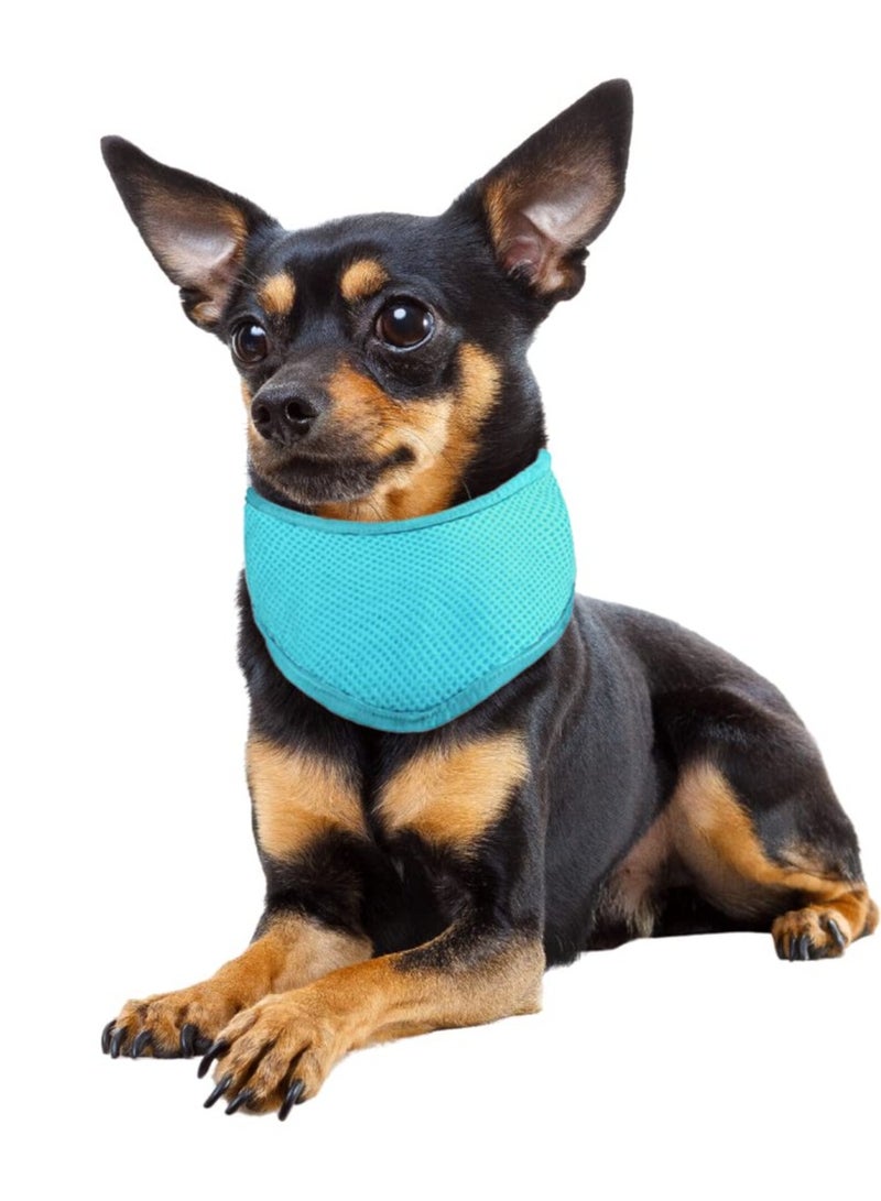 SOLARAE Dog Cooling Collar, Green Pet Summer Cooling Collar Soft Adjustable Pets Cooling Ice Pad Heatstroke Prevention - Image 5