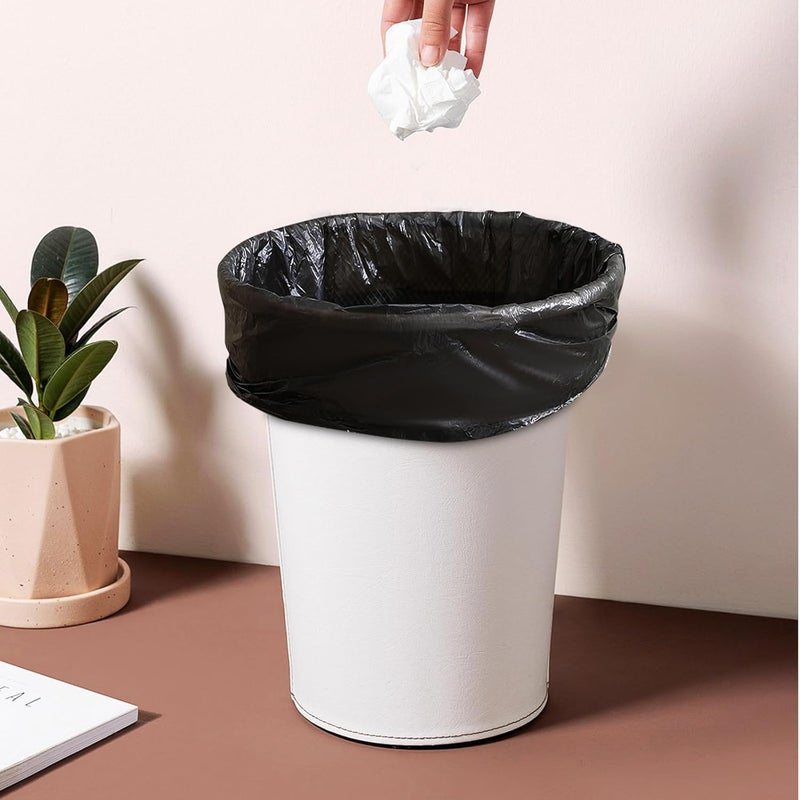 Biodegradable Trash Bags Roll 100Pcs 2.6 Gallon Black Small Garbage Bags Starch-Based Kitchen Bathroom Trash Can Liners for Home Office - Image 5