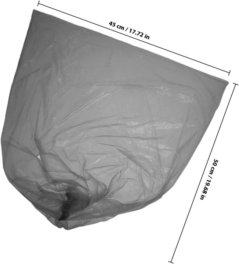 Biodegradable Trash Bags Roll 100Pcs 2.6 Gallon Black Small Garbage Bags Starch-Based Kitchen Bathroom Trash Can Liners for Home Office - Image 2