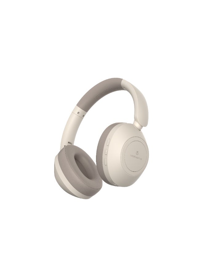 Volkano Aura Series Active Noise Cancelling Bluetooth Headphones, 50 Hours Playtime - Image 1