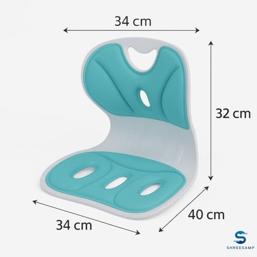 SHREESAMP Ergonomic Posture Correcting Chair Cushion - Waist & Back Support for Desk, Office, Home, & Student Use | Orthopedic Seat & Posture Support | Ideal for Medical, Mobility, & Disability Needs - Image 2