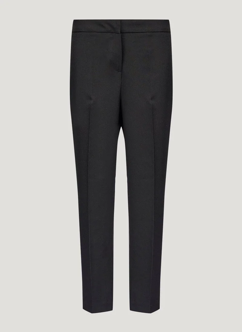 ماتلان Et Vous Black Straight Fit Trousers