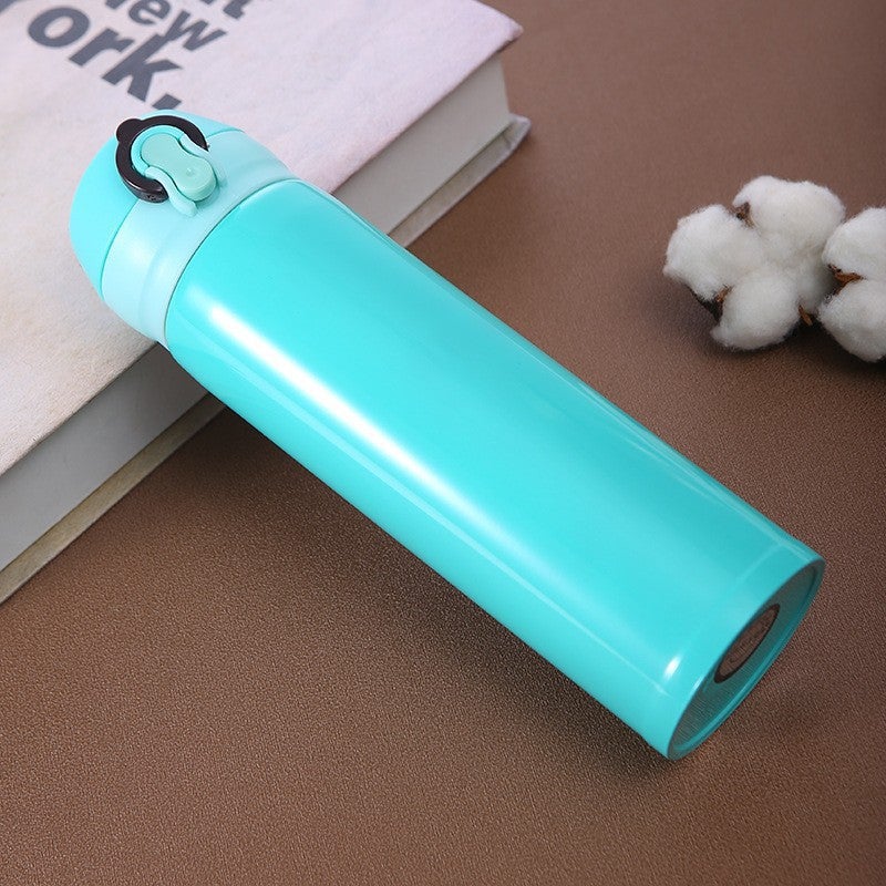 Bounce Cup Thermos Cup Three Generation 304 Stainless Steel Straight Cup Car Water Cup Advertising Campaign Gift Cup Logo - Image 1