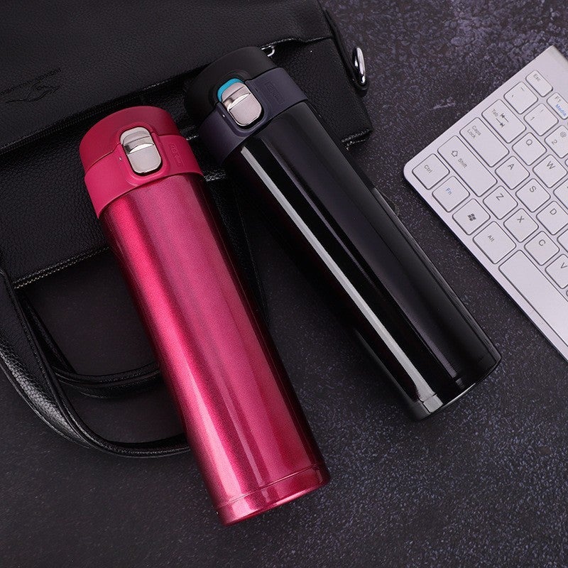 Bounce Cup Thermos Cup Three Generation 304 Stainless Steel Straight Cup Car Water Cup Advertising Campaign Gift Cup Logo - Image 5