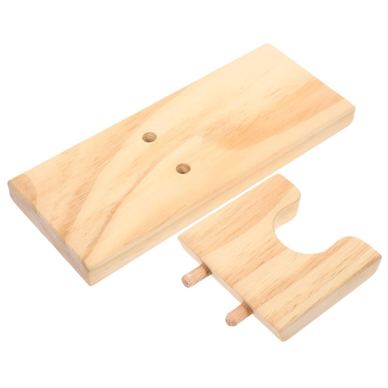 Wooden Hot Glue Sprayer Holder Stand Stable Organizer for DIY Crafting - Image 2