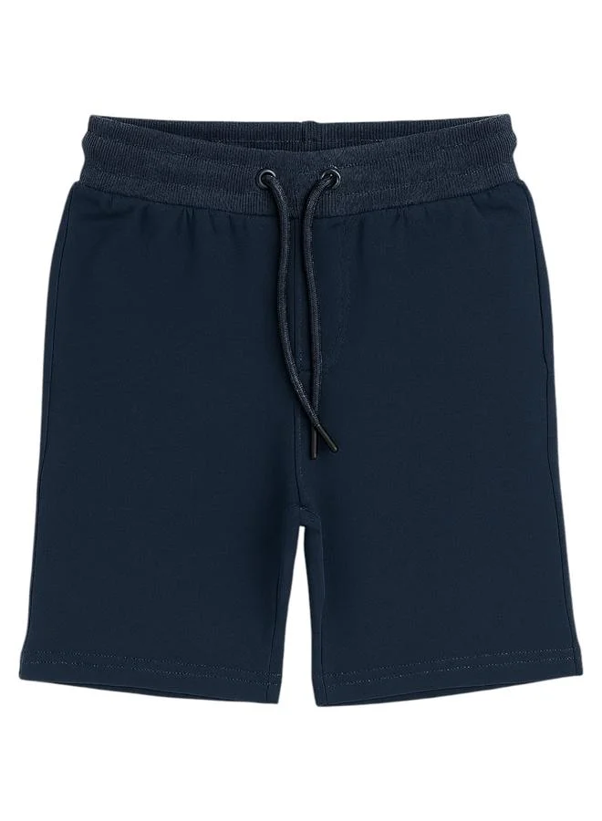 victor and jane Victor And Jane Boys Navy Blue French Terry Shorts