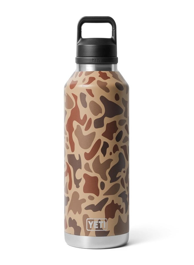 YETI Rambler 64 oz Bottle, Vacuum Insulated, Leakproof, Stainless Steel with Chug Cap, Wetlands Camo - Image 3