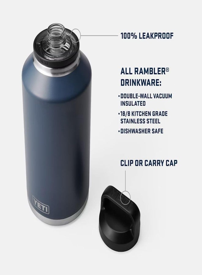 YETI Rambler 64 oz Bottle, Vacuum Insulated, Leakproof, Stainless Steel with Chug Cap, Wetlands Camo - Image 2