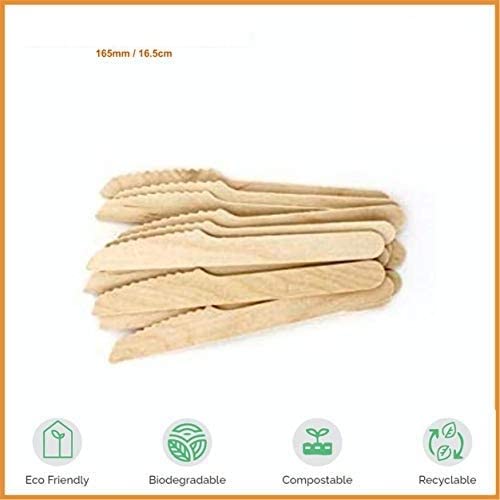PREETENCY Disposable Wooden Spoon Forks for Suitable for Lunch Dinner Snacks 300 Pieces - Image 4