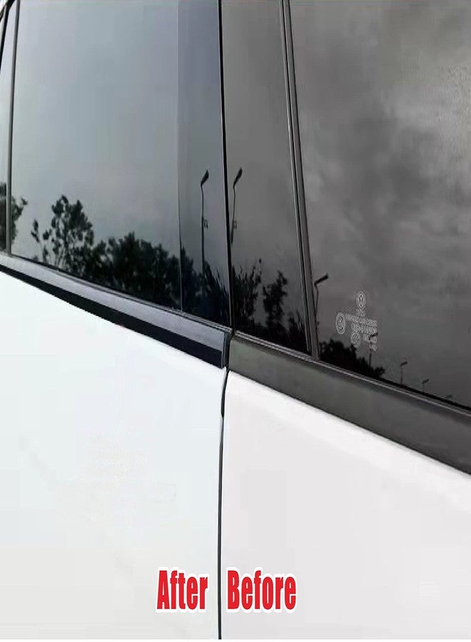 NANSH 16Ft Glossy Black Extra Thick Auto Molding Trim Universal Bumper Window Door Body Side Decorative Strip Scratch-Proof (Width: 1-3/16inch [30mm]) - Image 4