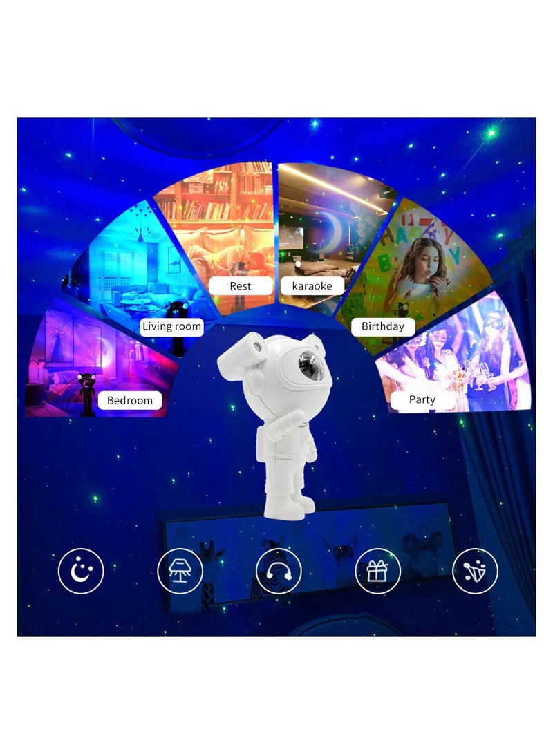 SYOSI Astronaut Galaxy Projector 3D Moon Bluetooth Starry Star Nebula Xmas Night Light - Image 3