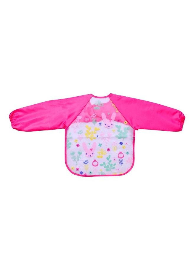 The Little Lookers Full Sleeves Washable Waterproof Bib Apron With Tying Robe; Cute Prints; Quick Dry Pvc Baby Bibs For Newborns Infants Toddlers Babies (636Months) (Pack Of 2)  - Image 5