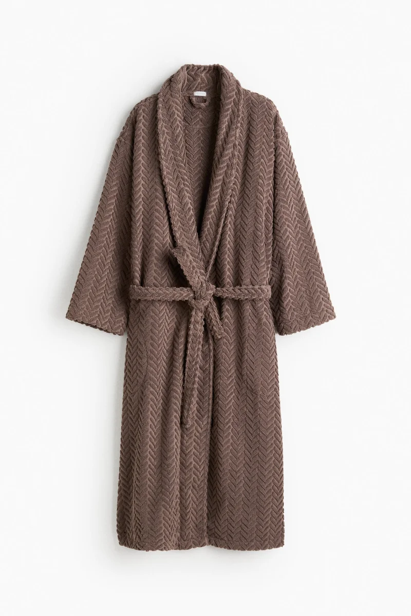 H&M Textured dressing gown