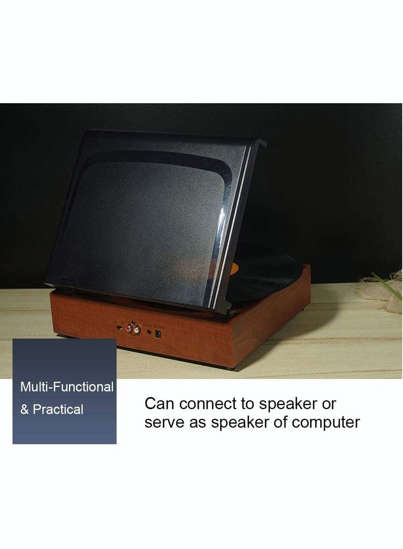 Portable Gramophone Vinyl Record Player Vintage Classic Turntable Phonograph with Built-in Stereo Speakers  - Image 2