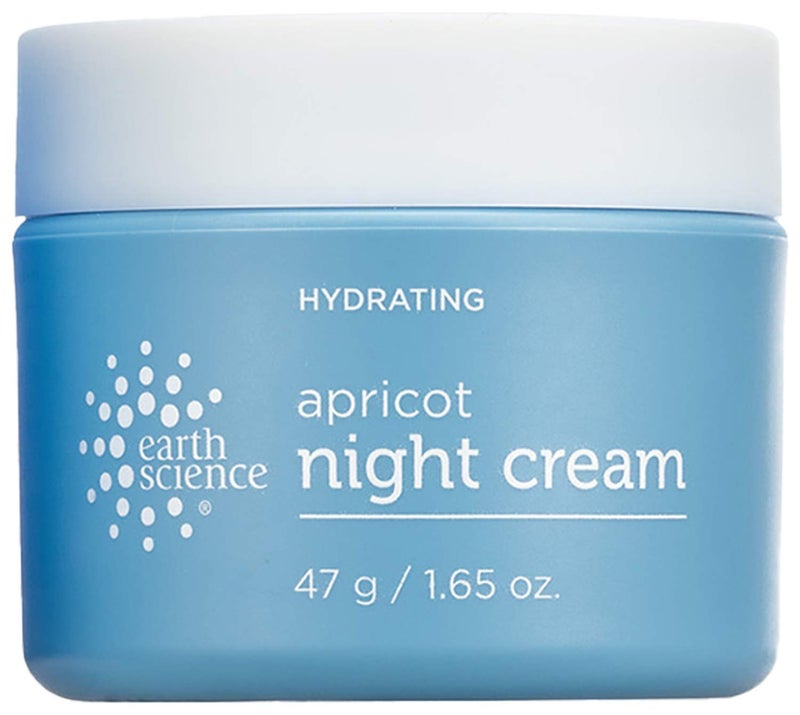 EARTH SCIENCE - Apricot Night Cream with Hydrating Apricot and Vitamin E for Dry Skin (1.65 oz) - Image 1