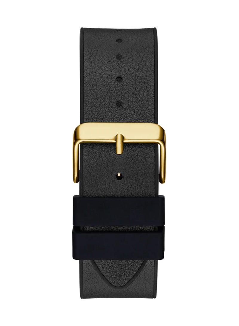 GUESS Men's Black Gold Tone Multi-function Watch GW0500G1 - 44mm - Image 4