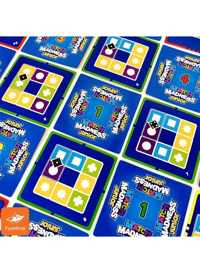 FoxMind Games: Match Madness Junior, A Pattern Matching Puzzle Game, Make The Match in a Flash, Develops Visual Recognition and fine Motor Skills, Play with up to 4 Players, for Ages 4 and up - Image 4