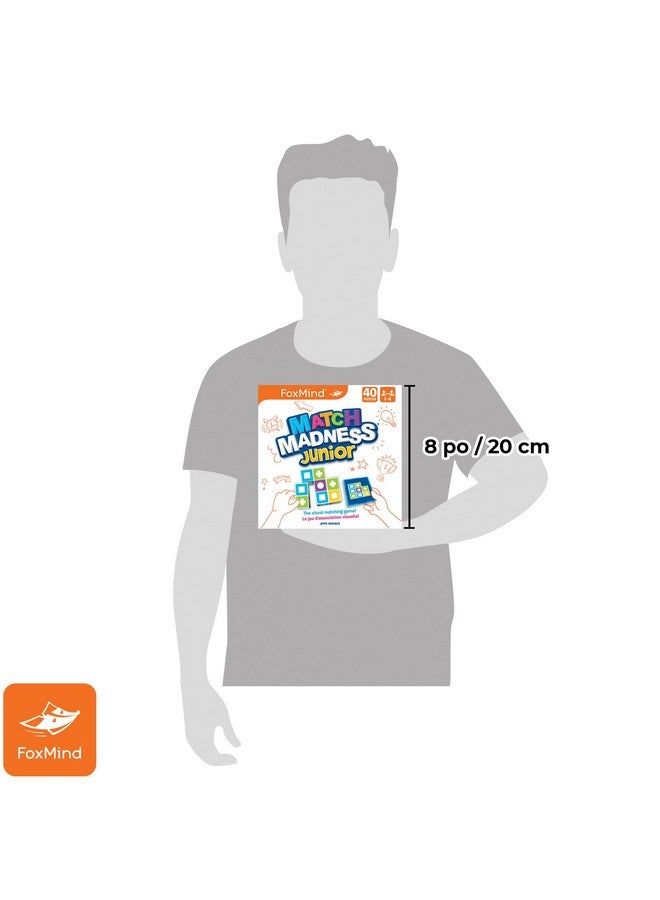 FoxMind Games: Match Madness Junior, A Pattern Matching Puzzle Game, Make The Match in a Flash, Develops Visual Recognition and fine Motor Skills, Play with up to 4 Players, for Ages 4 and up - Image 5