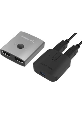 Sabrent 2Port 4K Dual HDMI Sharing Switch  USB 30 Sharing Switch for Multiple Computers and Peripherals LED Device Indicators - pzsku/Z36871FCBF9E002A425E0Z/45/1747233692/2ca519ec-fef8-4374-b7b3-728d64d51225