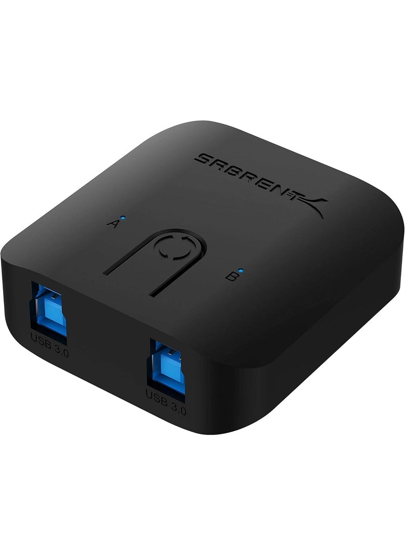 SABRENT Sabrent 2Port 4K Dual HDMI Sharing Switch  USB 30 Sharing Switch for Multiple Computers and Peripherals LED Device Indicators  - Image 3