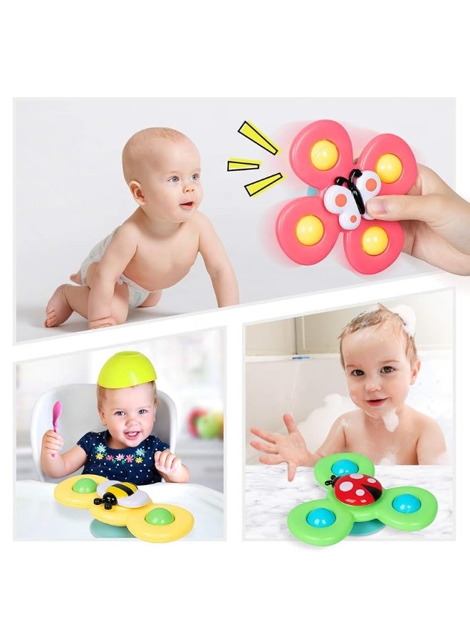 NARRIO Suction Cup Spinner Toys for 1 Year Old Boy, Spinning top Baby Toys 12-18 Months, First Christmas Birthday Baby Gifts for 1 Year Old Girl, Travel Sensory Toys for Toddlers 1-3 - Image 4