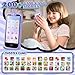 E teacher Kids Toys Phone 397 Touchscreen Mini Phones for Kids Learning Phone Puzzle Games 1500mA Toys Cell Phone 8GB Card Purple - Image 4