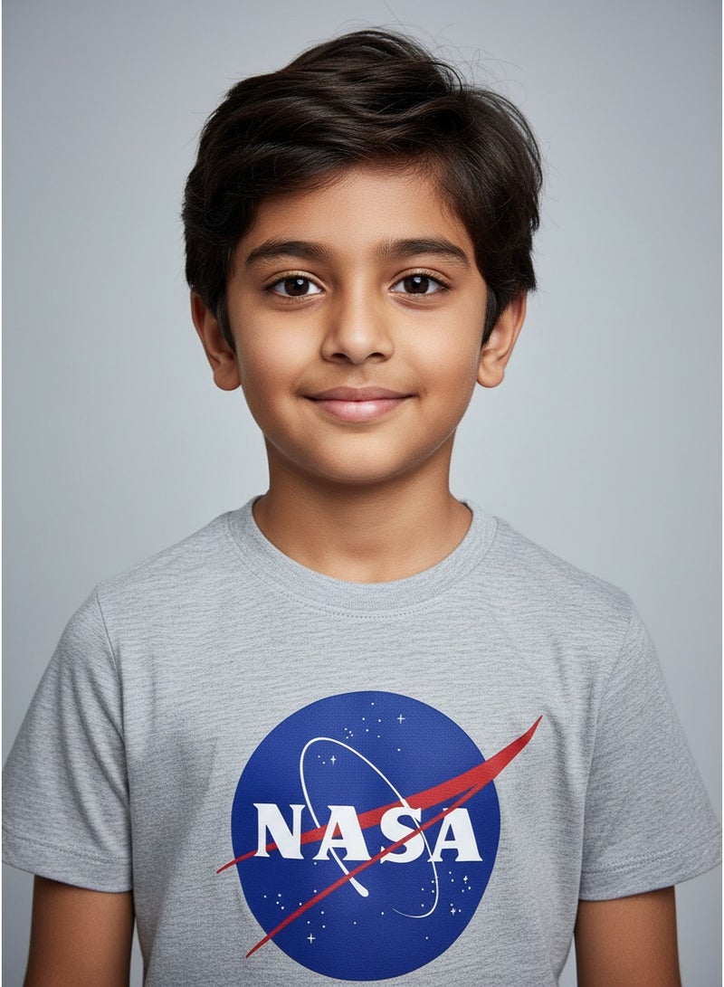 general T-SHIRT BOYS NASA 8-14 YRS PRINT S/S FZ - Image 1