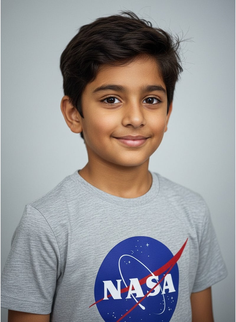 general T-SHIRT BOYS NASA 8-14 YRS PRINT S/S FZ - Image 2