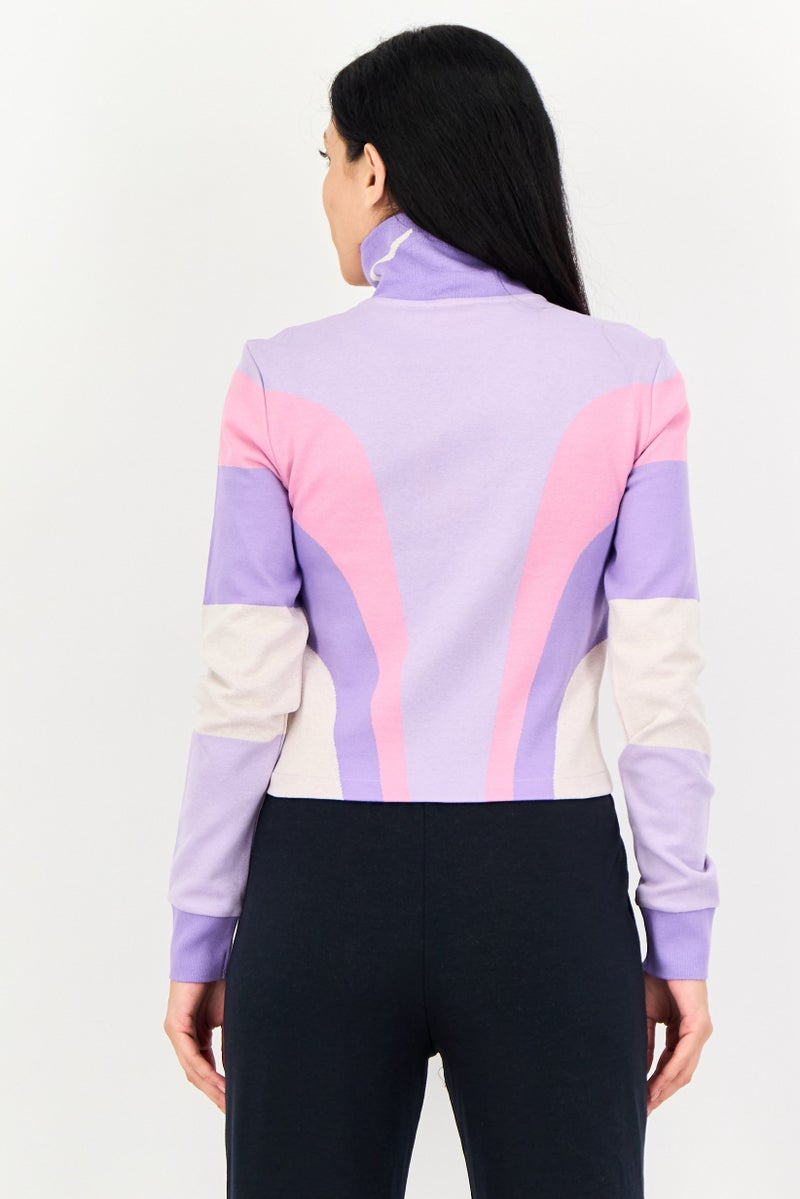 PUMA سويت شيرت بومّا إكس كيدسوبر للنساء، ملابس رياضية، مناسب للخارج، بسحاب كامل، متعدد الألوان - Image 3