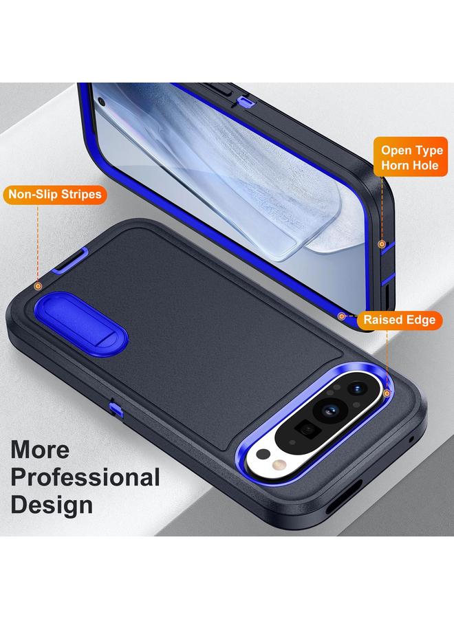 S-TOP Case For Google Pixel 9 Pro Rugged PC + Silicone Phone Case with Holder - Image 3