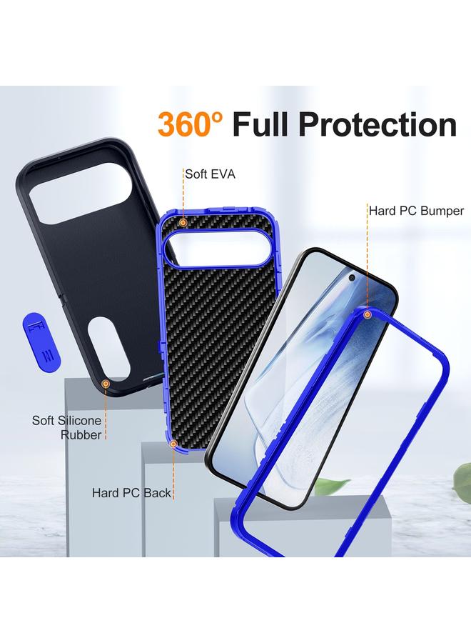 S-TOP Case For Google Pixel 9 Pro Rugged PC + Silicone Phone Case with Holder - Image 4
