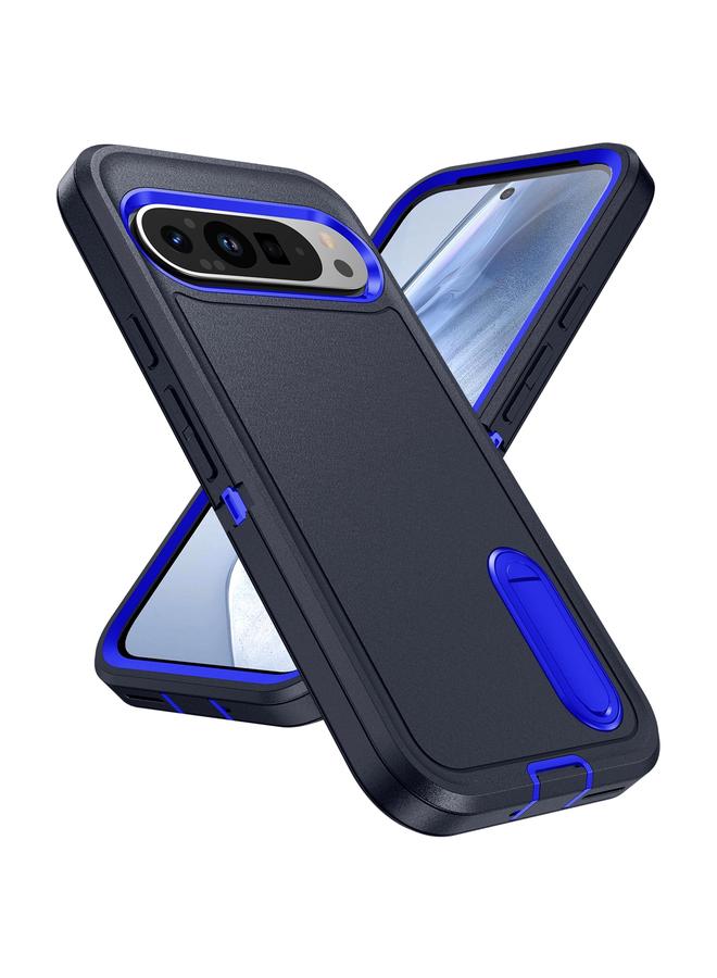 S-TOP Case For Google Pixel 9 Pro Rugged PC + Silicone Phone Case with Holder - Image 2