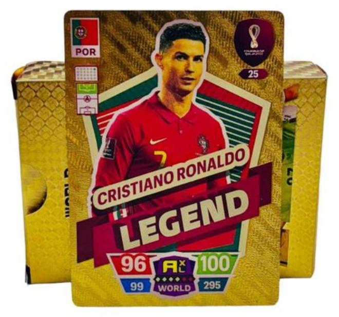 Golden cards for football players, with 55 special cards, including special cards such as the legendary