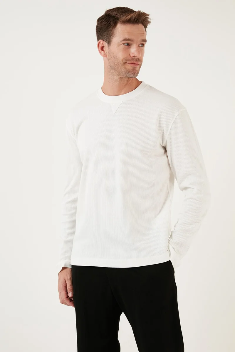 Buratti Cotton Crew Neck Regular Fit Sweat Men's Sweat 5905503