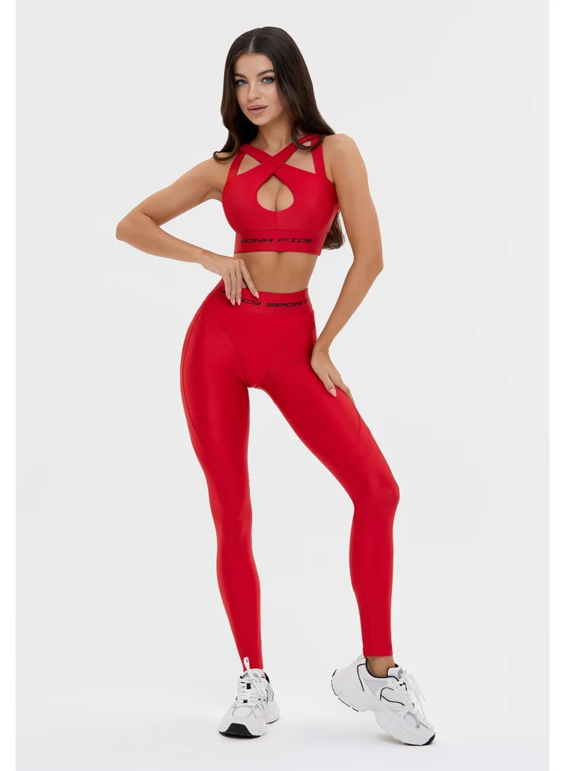 Bona Fide Heart CrushTop Juicy Red Heart CrushTop Juicy Sports Bra for Women for Women | Best Price UAE