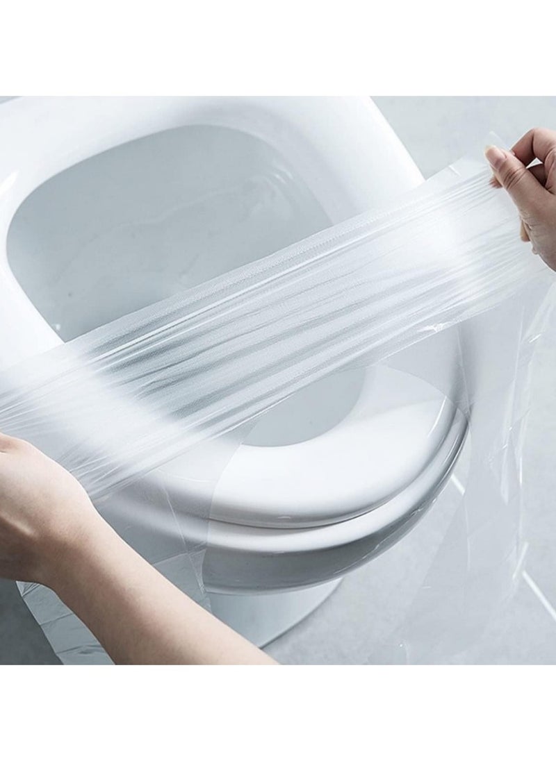 ماركة غير محددة أغطية مقاعد تواليت 50 قطعة للاستخدام مرة واحدة بتصميم محمول مضاد للماء مناسبة للأطفال والحوامل، كل قطعة مغلفة بشكل فردي - كفر قعدة الحمام -غطاء لكبانيه الحمام -غطاء مقعد المرحاض - 50 قطعة من اغطية مقاعد المرحاض للاستعمال مرة واحدة من البلاستيك المضاد للبكتيريا والماء محمولة للاطفال الحوامل والسفر والمستشفى والمراحيض العامة والفندق، مغلفة بشكل فردي بحجم الجيب - كفر لقاعدة الحمام  - Image 5
