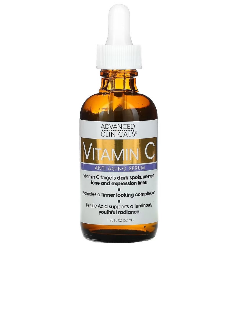 Advanced Clinicals Vitamin C Anti Aging Serum 1.75 fl oz 52 ml