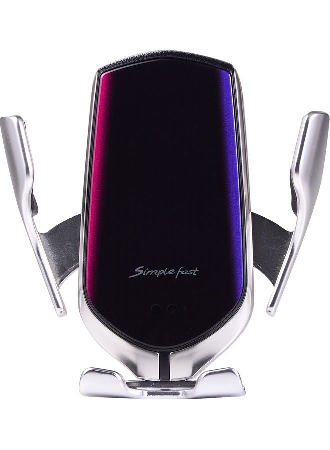 NIBEMINENT Wireless Charger for Mobile Phone Silver - Image 1