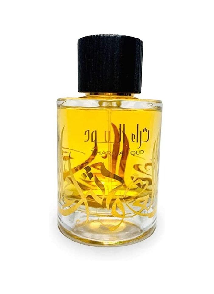 لطافة عطر ثراء العود او دي بارفان، عطر عربي بالعود والعنبر للرجال والنساء، سعة 100 مل  - Image 3