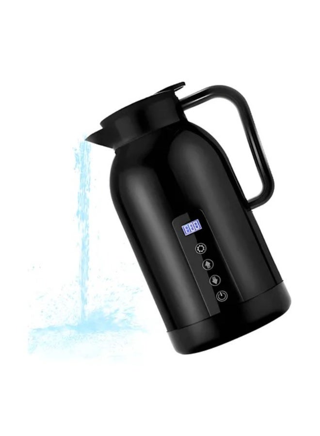 غلاية سفر سعة 1300 مل مع قابس تيار مستمر 12 فولت و24 فولت، لون أسود - Image 3