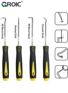 GROIC 8PCS Pick and Hook Set, Precision Automotive Hook Set, Car Auto Oil Seal/O-Ring Seal Gasket Mini Precision Hooks Puller Remover,O-Ring Seal Gasket Hook and Pick Tool Set Kit  - Image 3